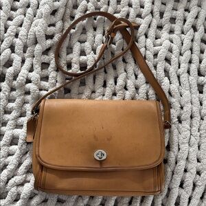 Vintage Coach Leather Crossbody Bag